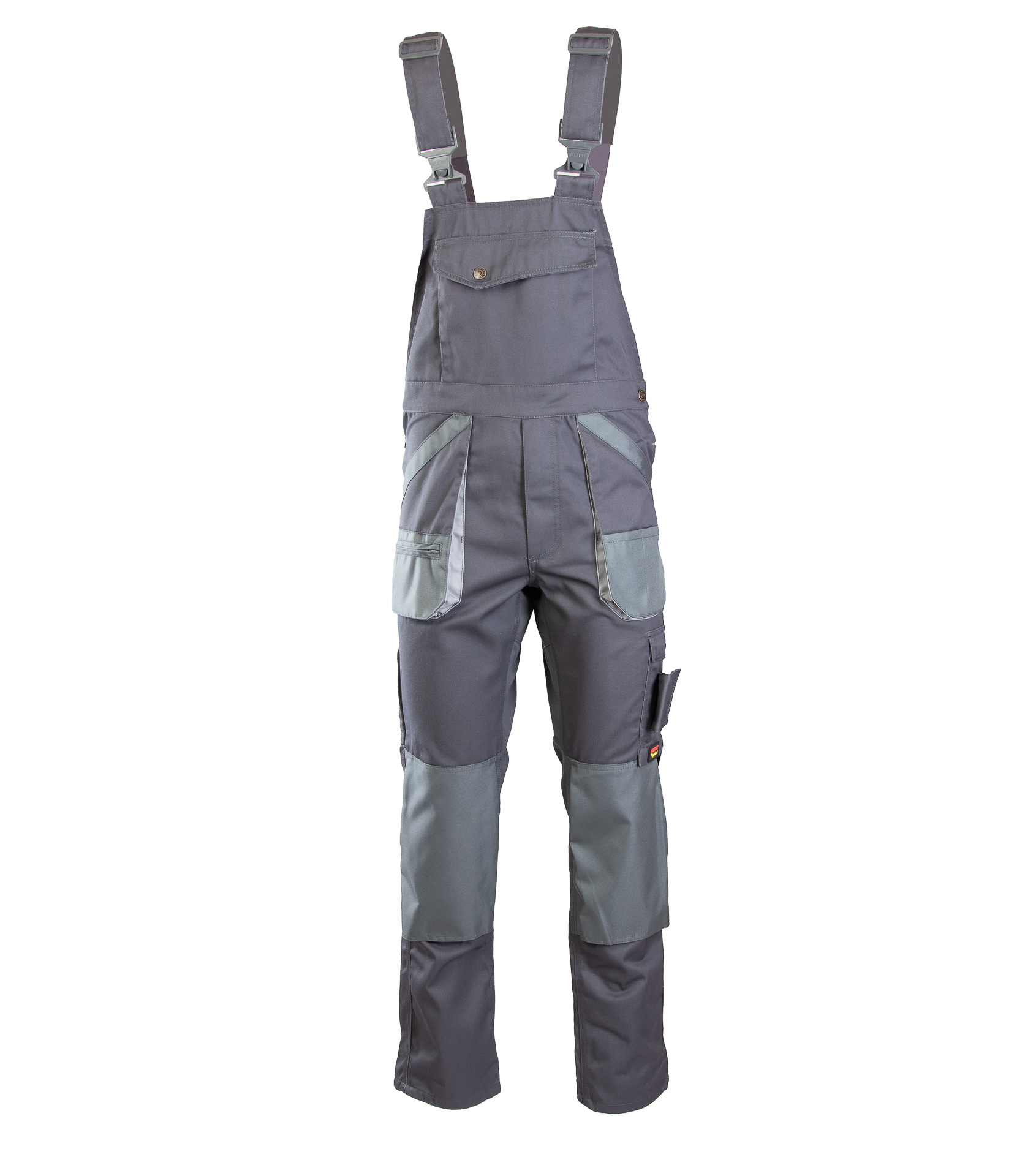 ogrodniczki practical szare